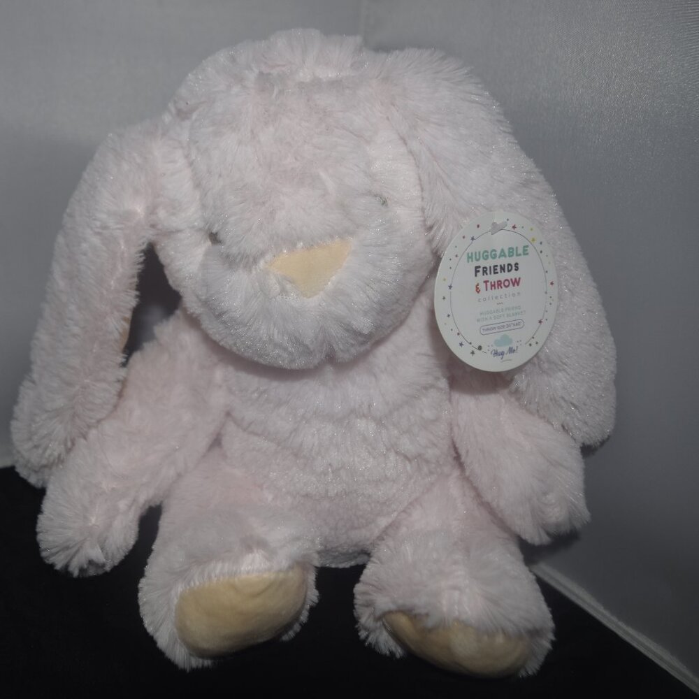 Huggable Friends Collection plush rabbit bunny, no throw